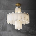 Spain Alabaster Round Modern Chandeliers