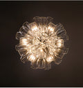 Glass Lotus Chandelier