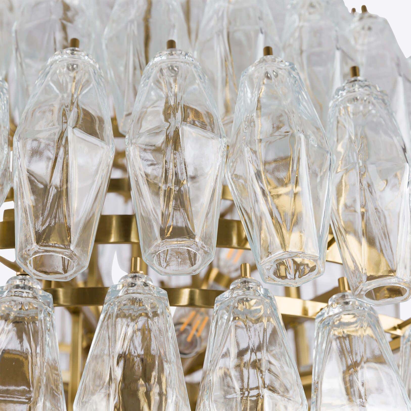 Clear Sorrento Chandelier 28"