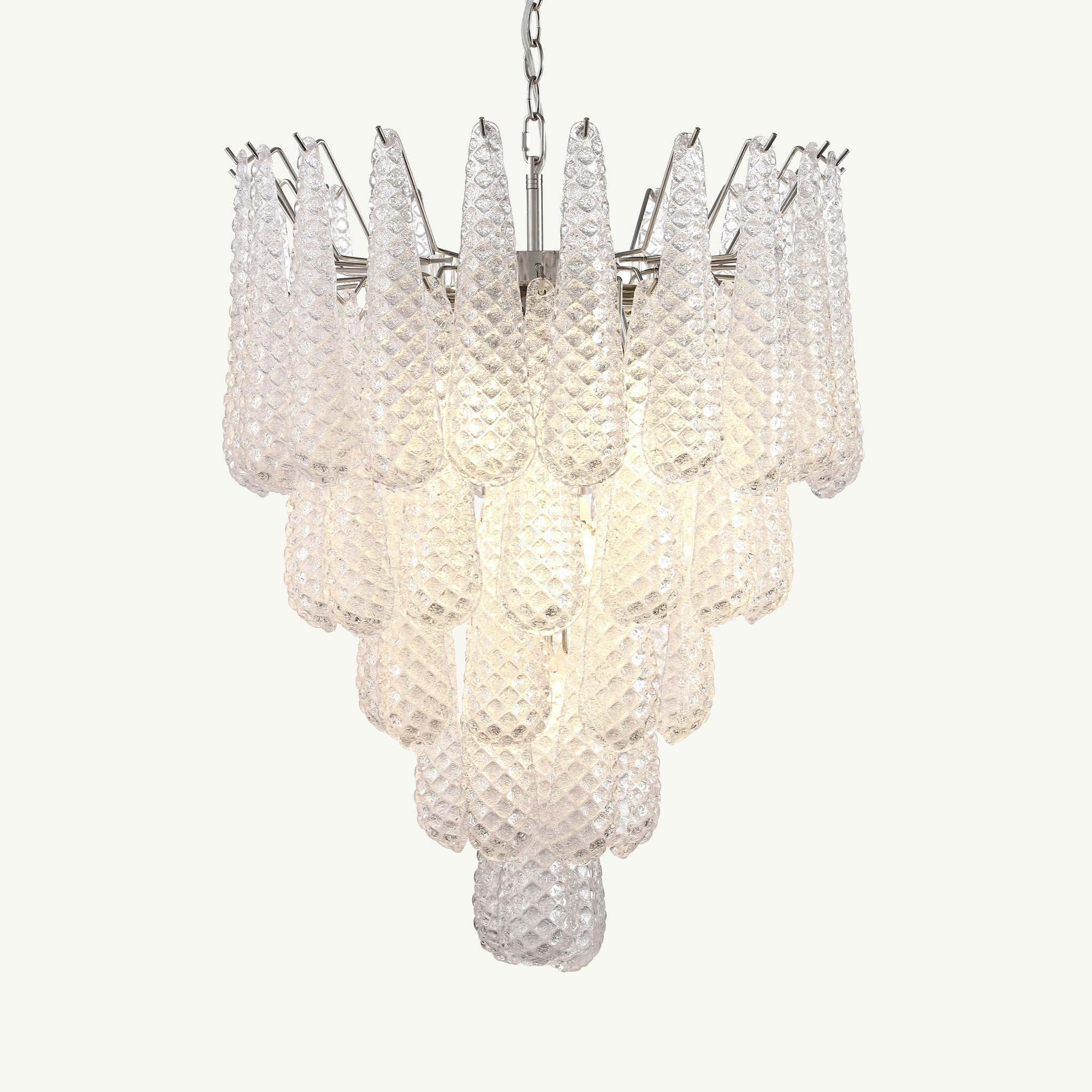 Drop Chandelier Handblown Glass
