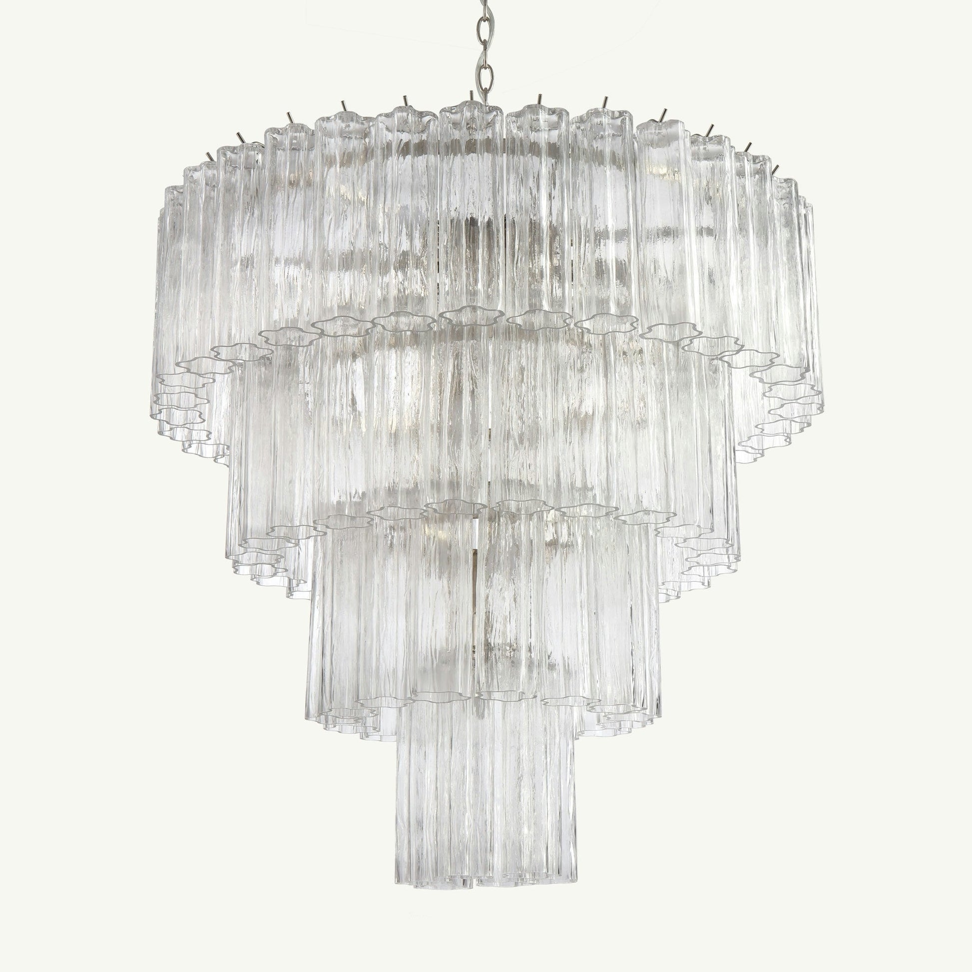 Capri Chandelier 4 Tiers Handblown Glass