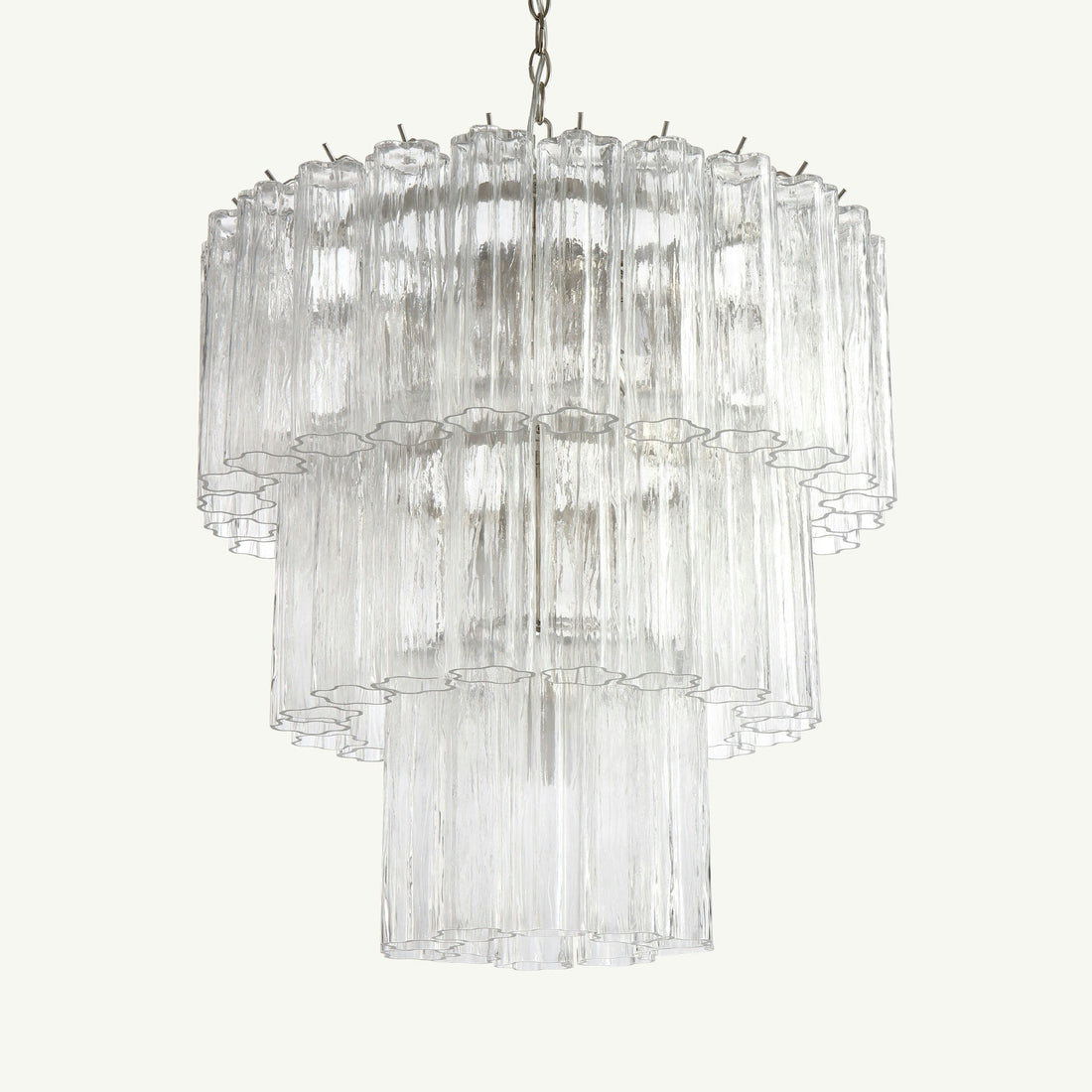 Capri Chandelier 3 Tiers Handblown Glass