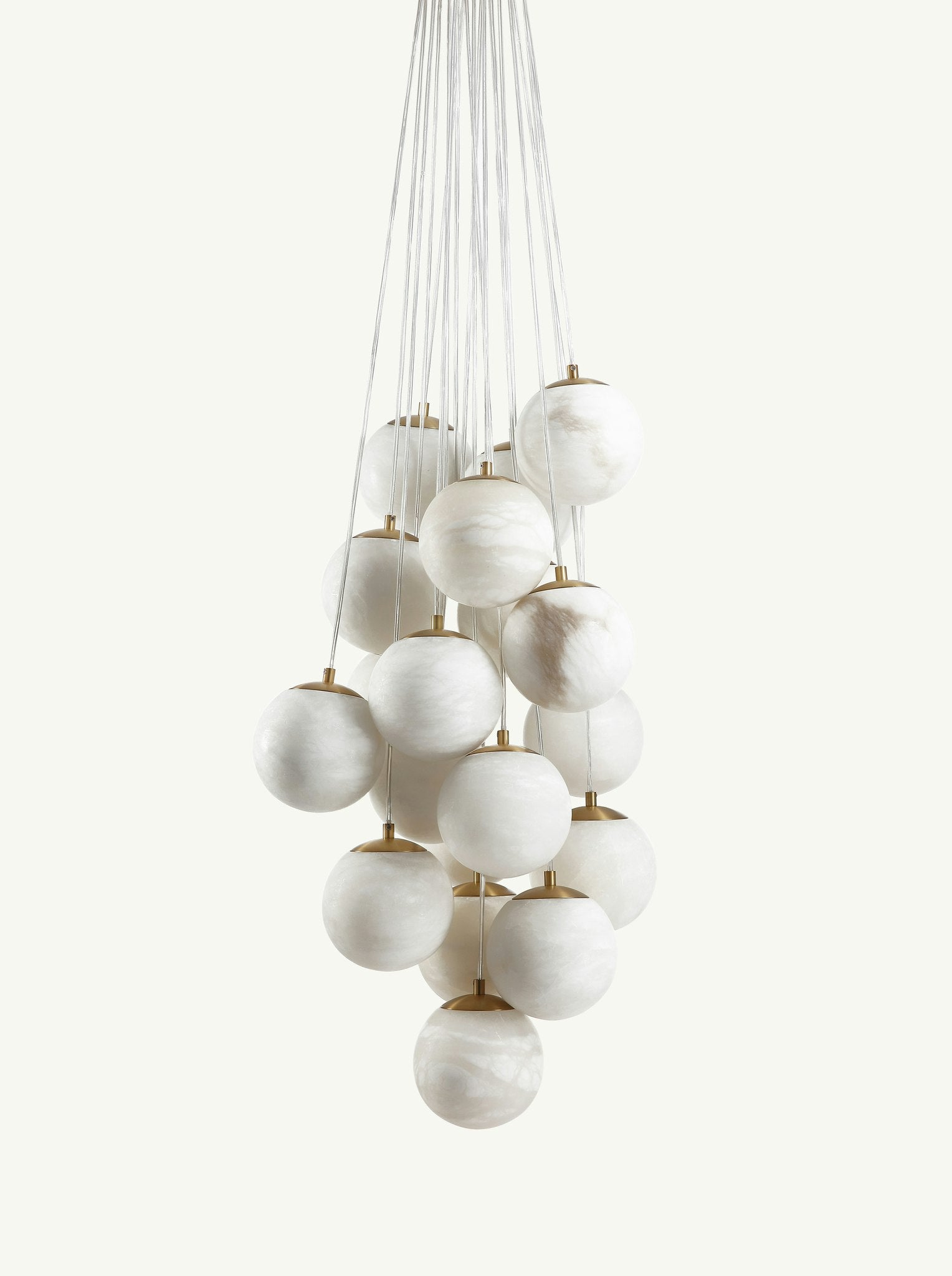 Aspen 19 Chandelier Alabaster