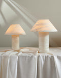 Ella Table Lamp Grand Alabaster