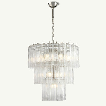 Capri Chandelier 3 Tiers Handblown Glass