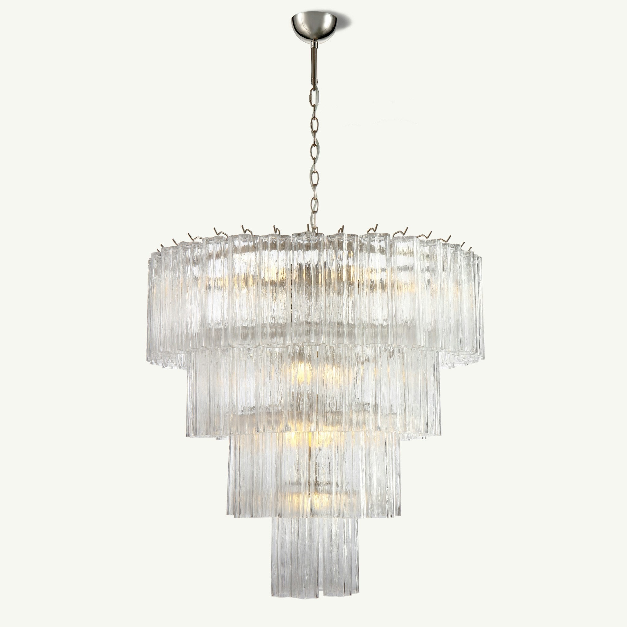 Capri Chandelier 4 Tiers Handblown Glass