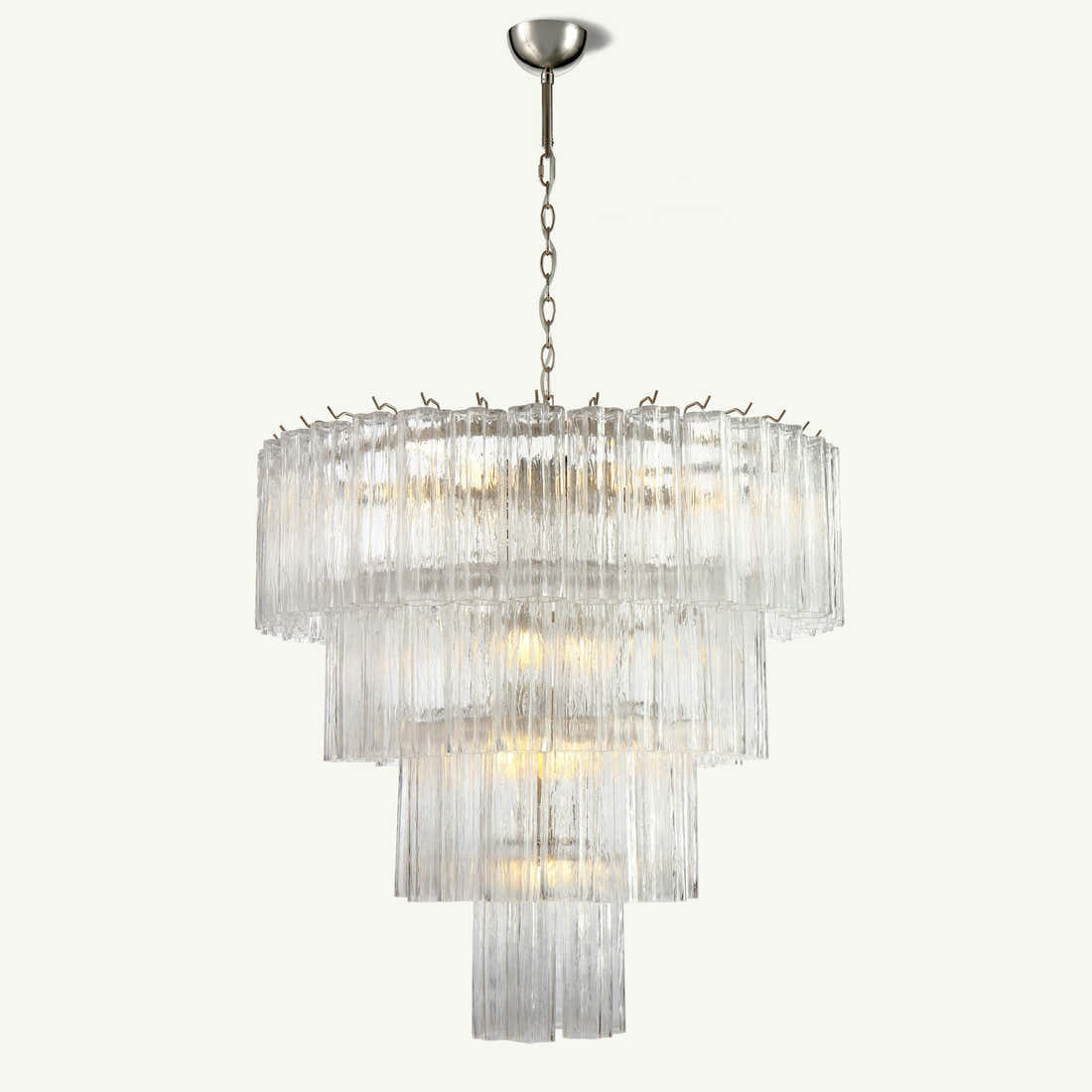 Capri Chandelier 4 Tiers Handblown Glass