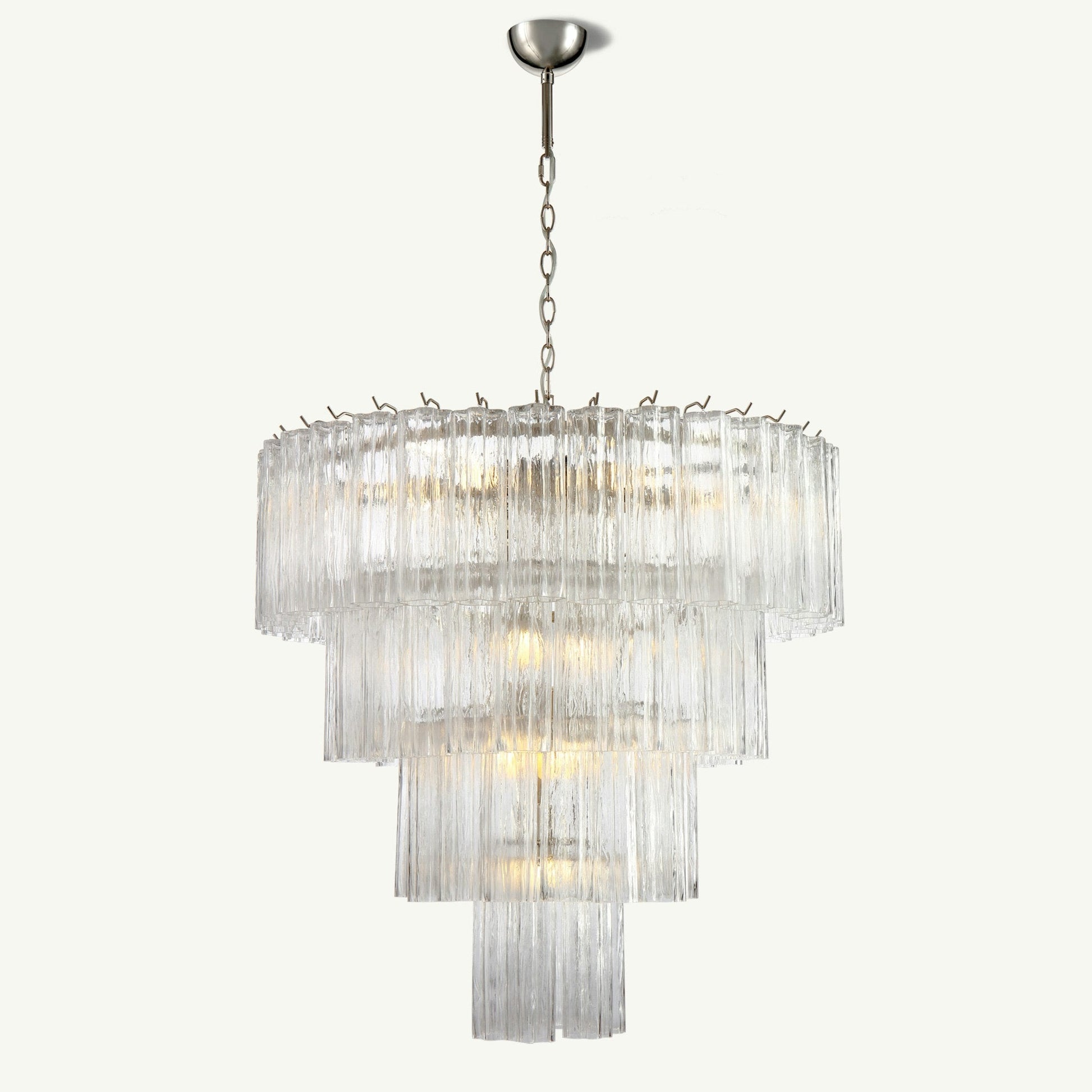 Capri Chandelier 4 Tiers Handblown Glass