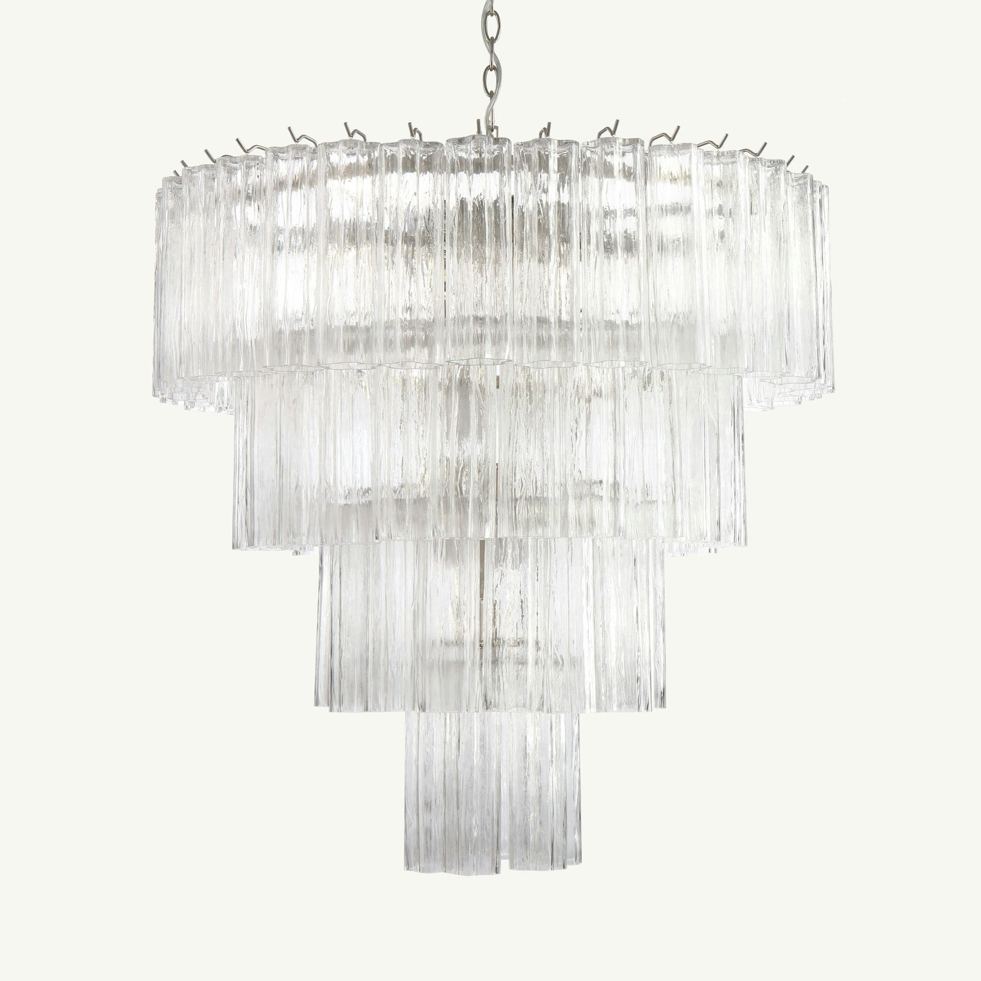 Capri Chandelier 4 Tiers Handblown Glass