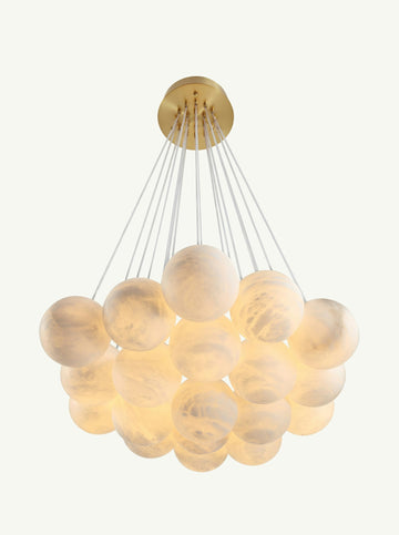 Aspen 19 Chandelier Alabaster