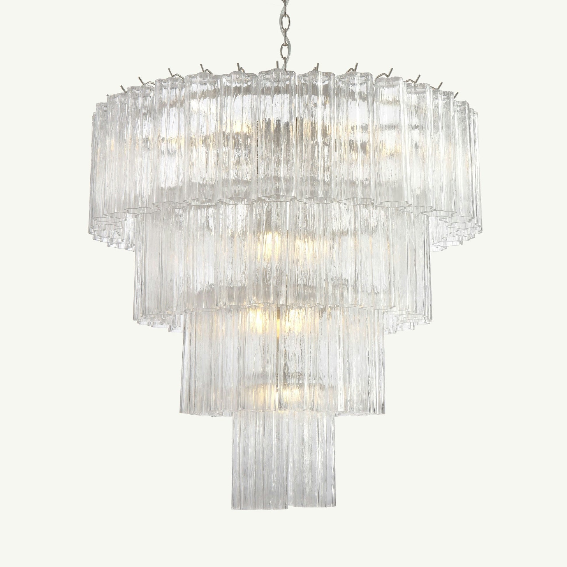 Capri Chandelier 4 Tiers Handblown Glass