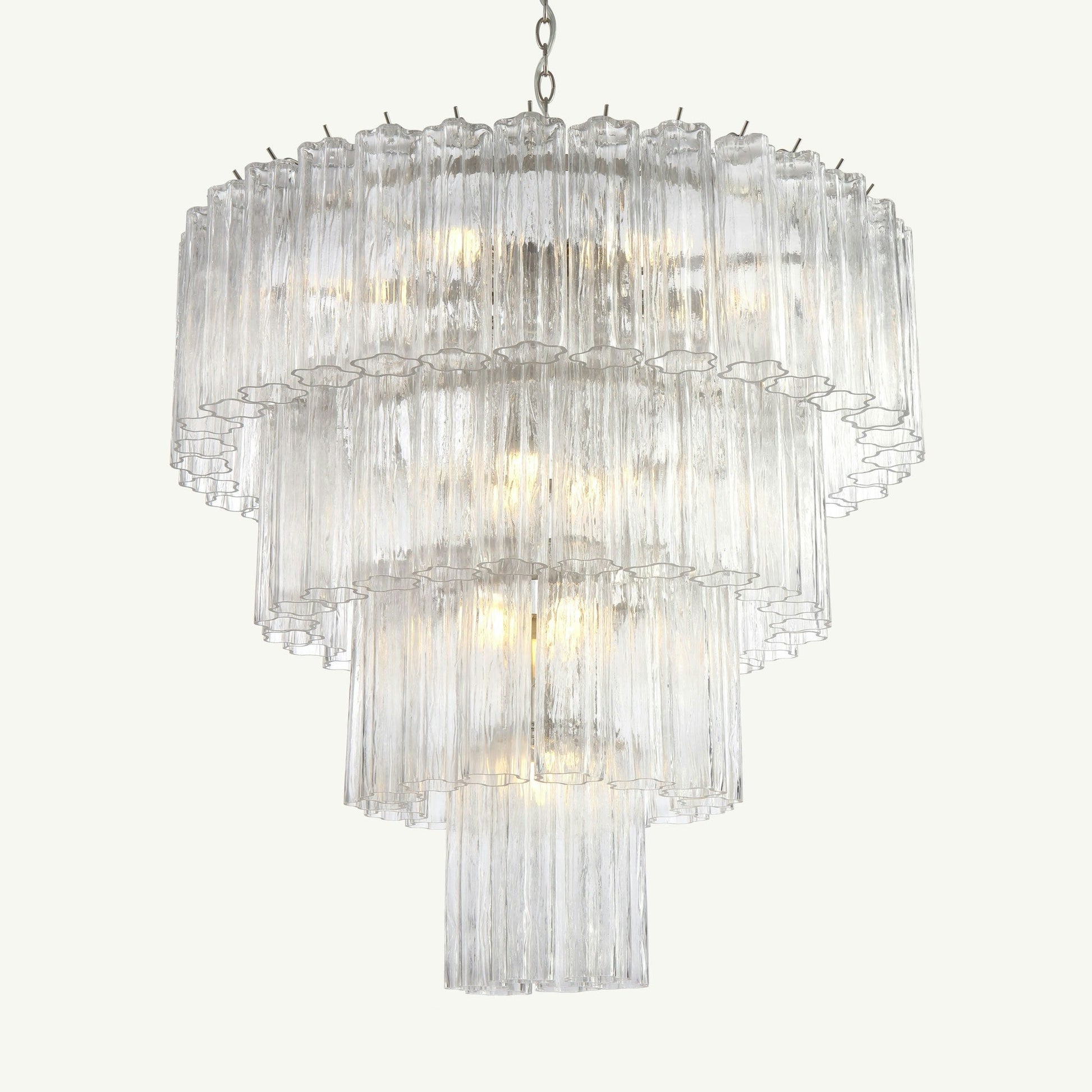 Capri Chandelier 4 Tiers Handblown Glass