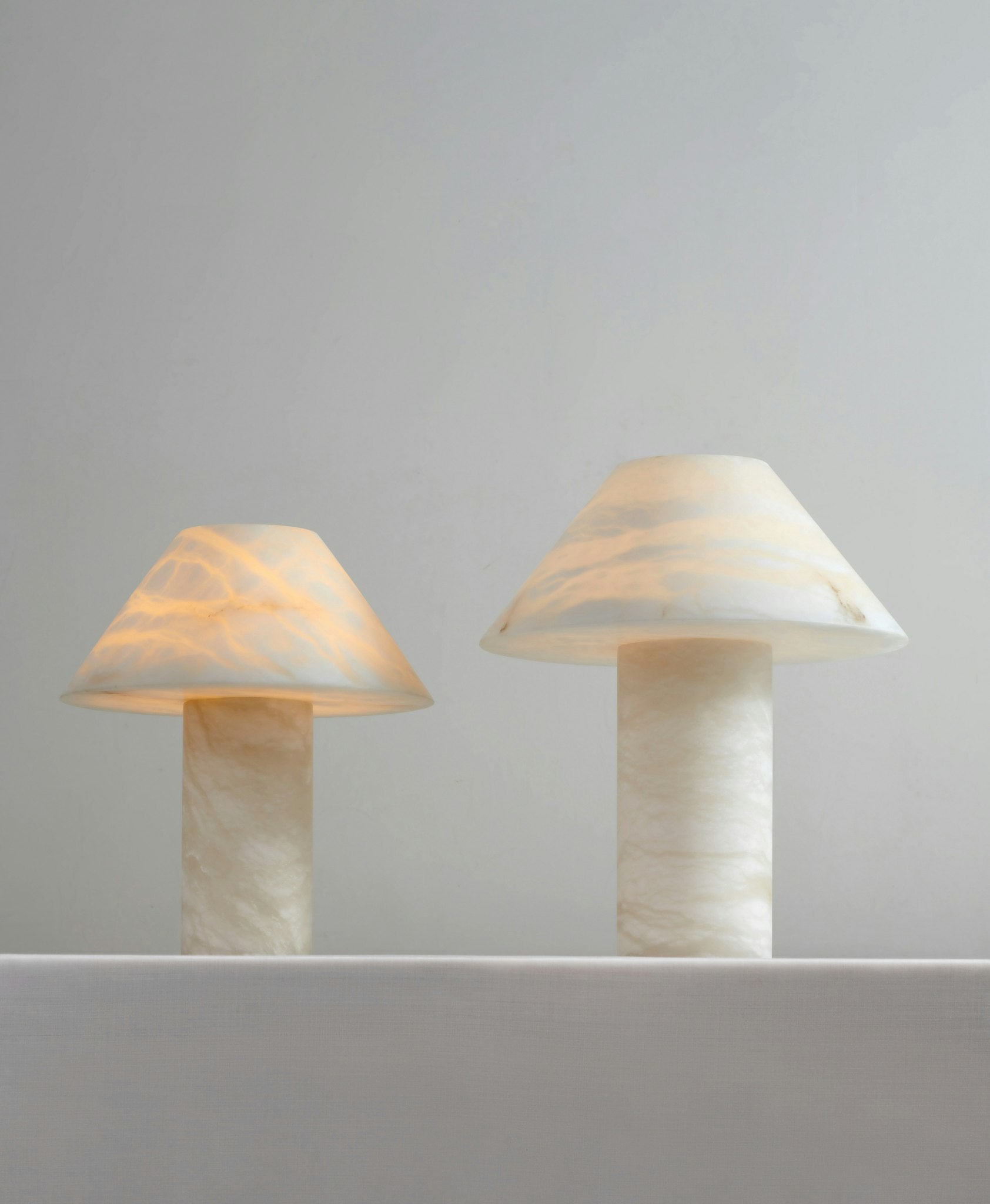 Ella Table Lamp Alabaster