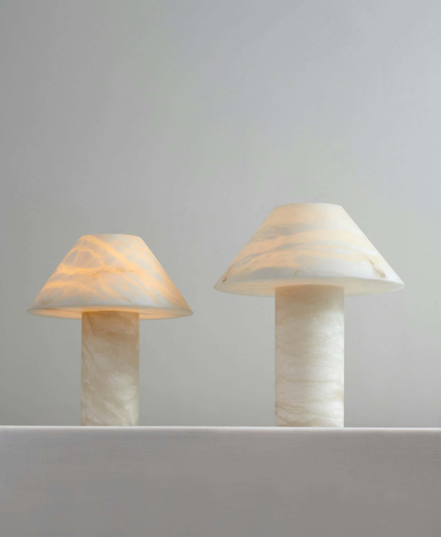 Ella Table Lamp Grand Alabaster