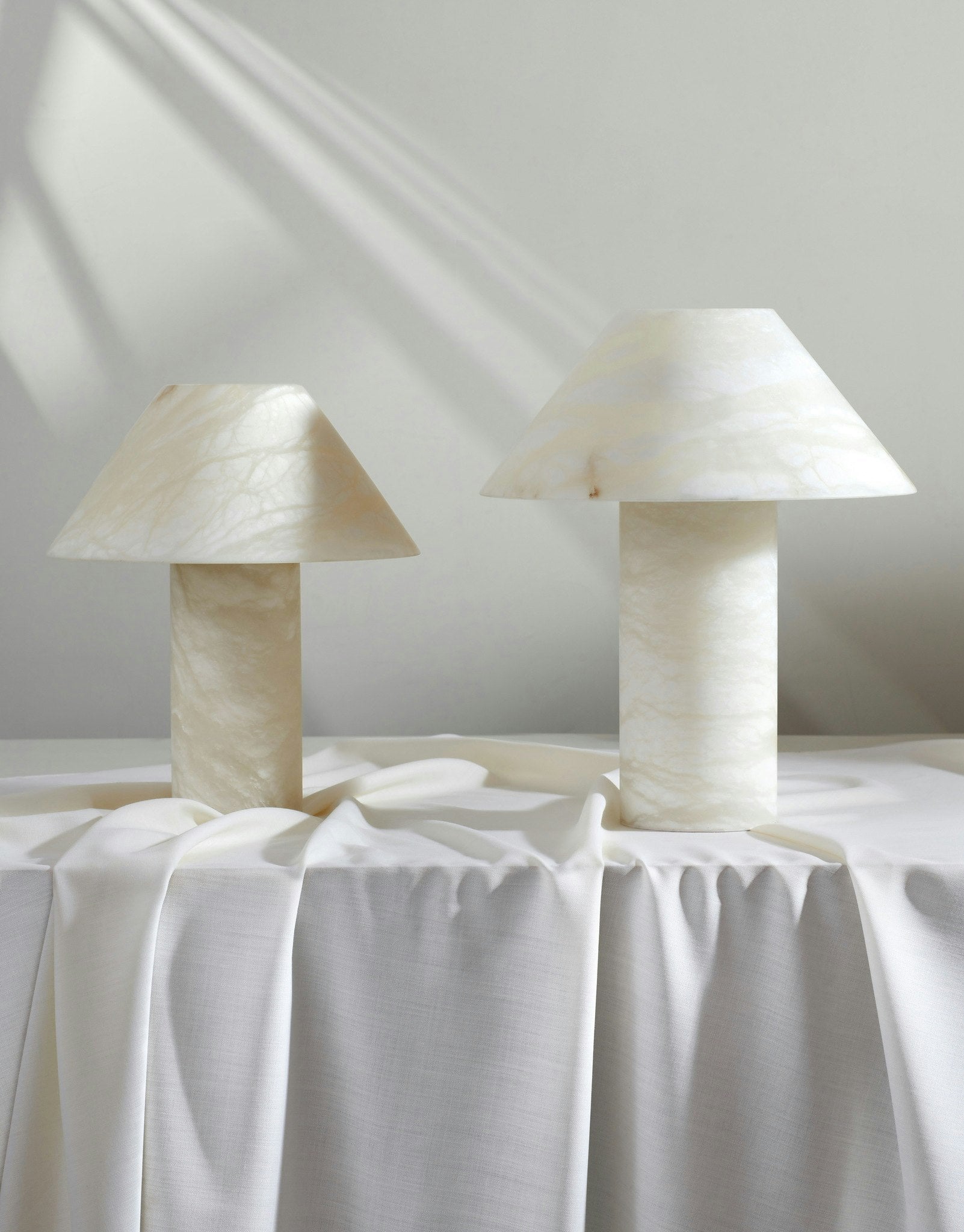 Ella Table Lamp Alabaster