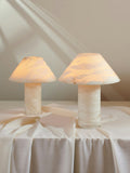 Ella Table Lamp Alabaster