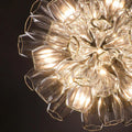 Glass Lotus Chandelier