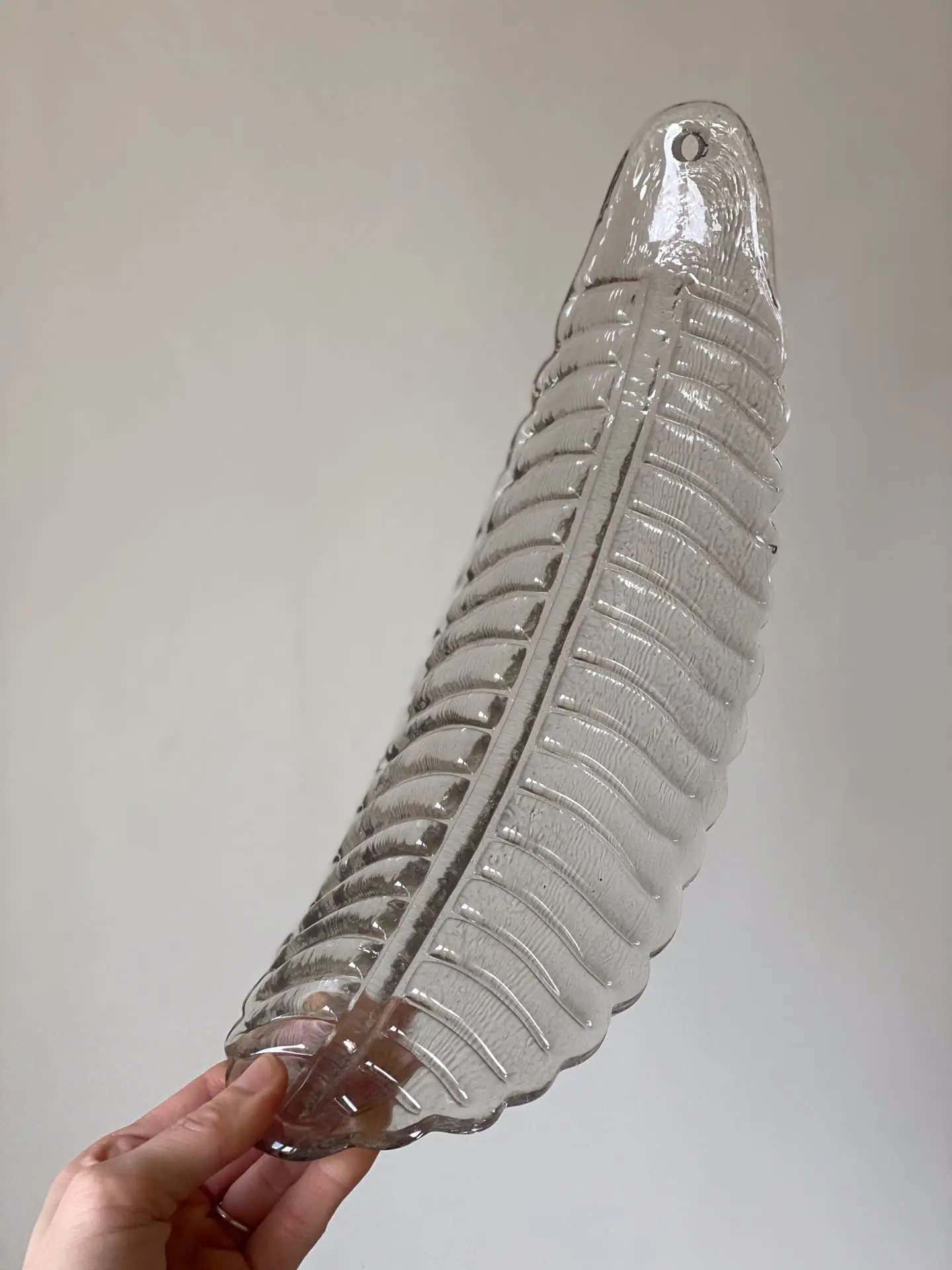 Murano Chandelier – 36 glass leaves – Smoked