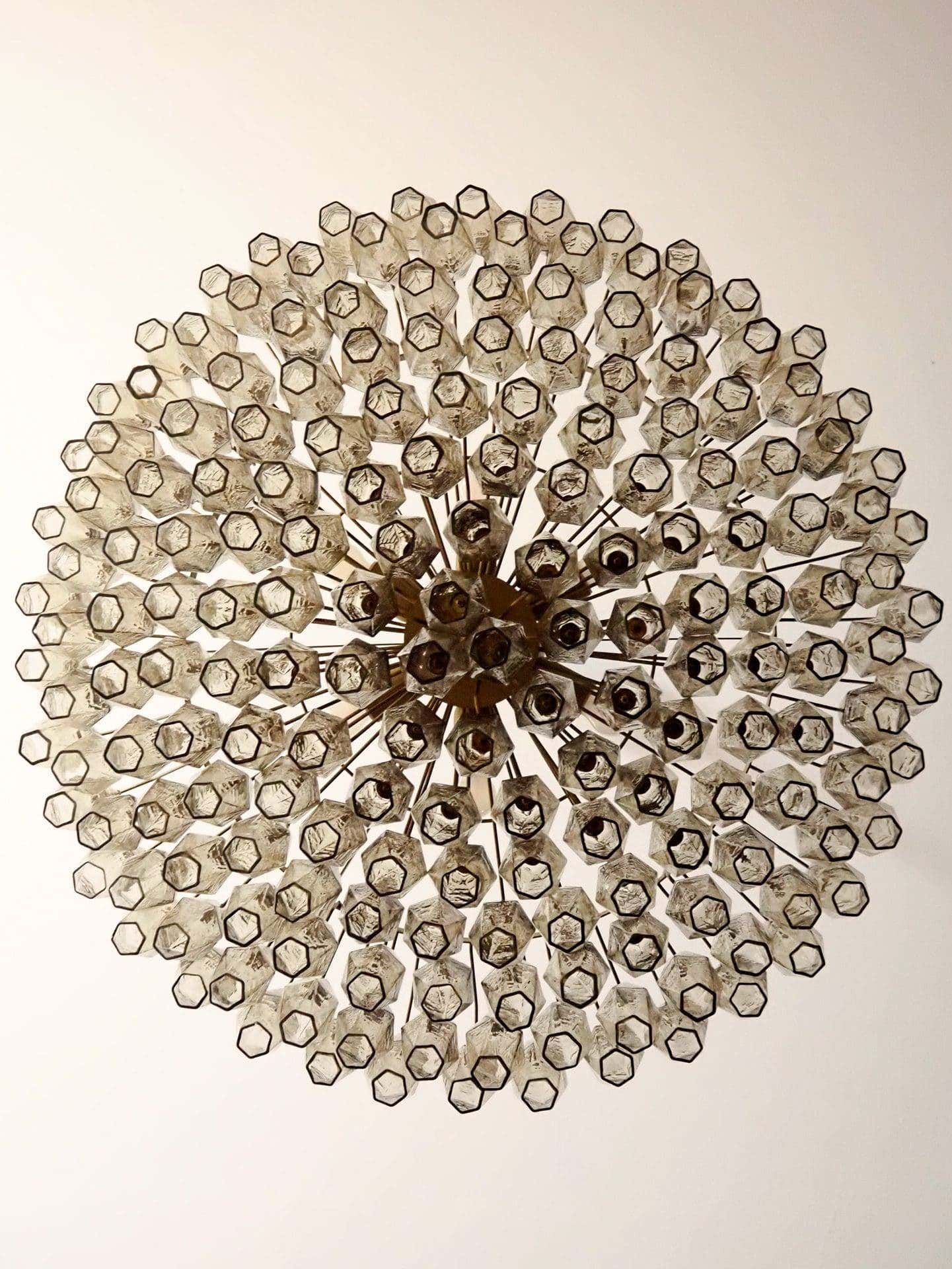 Murano Chandelier – Poliedri – 185 glass