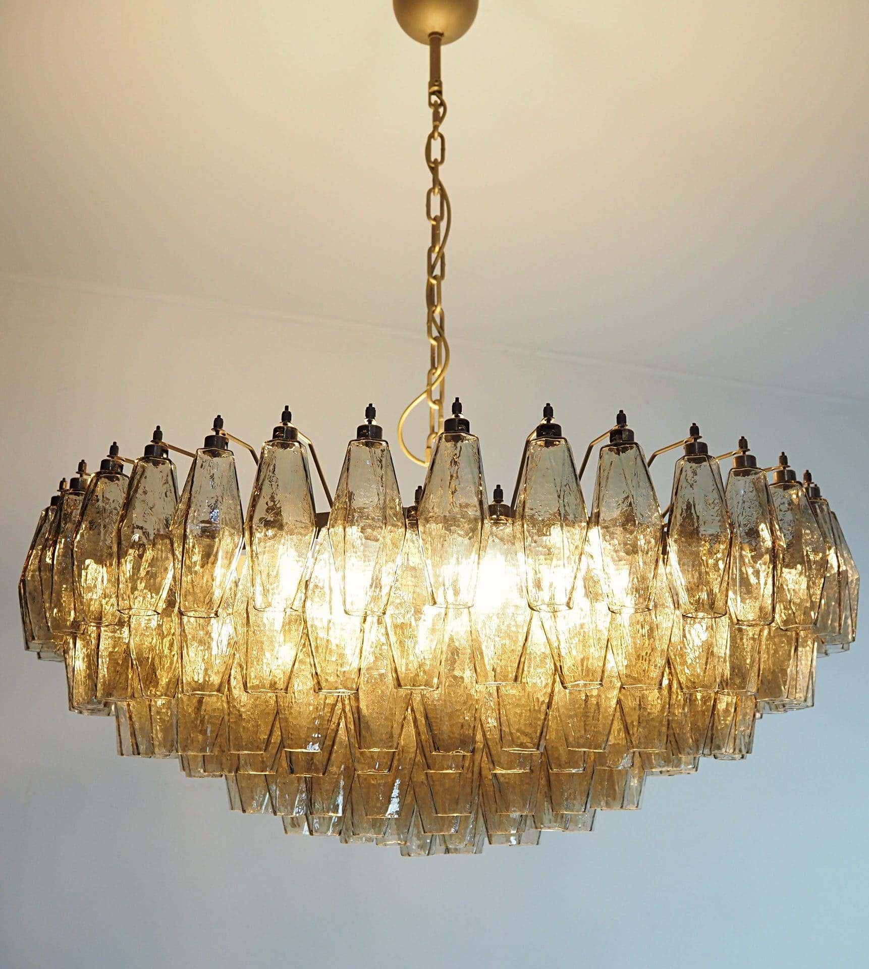 Murano Chandelier – Poliedri – 185 glass