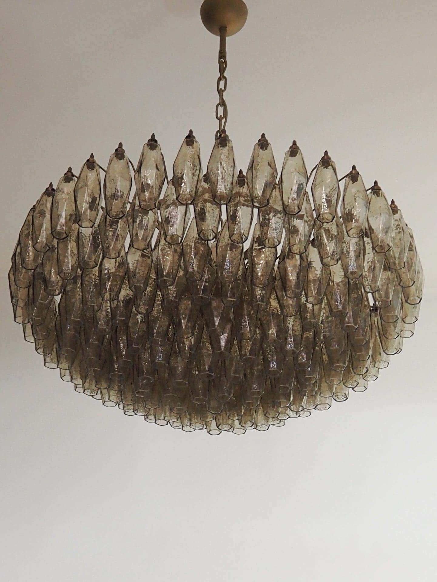 Murano Chandelier – Poliedri – 185 glass