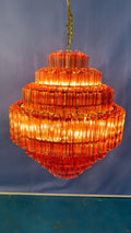 Vittoria S Modern Glass Chandelier - [Gold] 