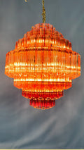 Vittoria S Modern Glass Chandelier - [Gold] 