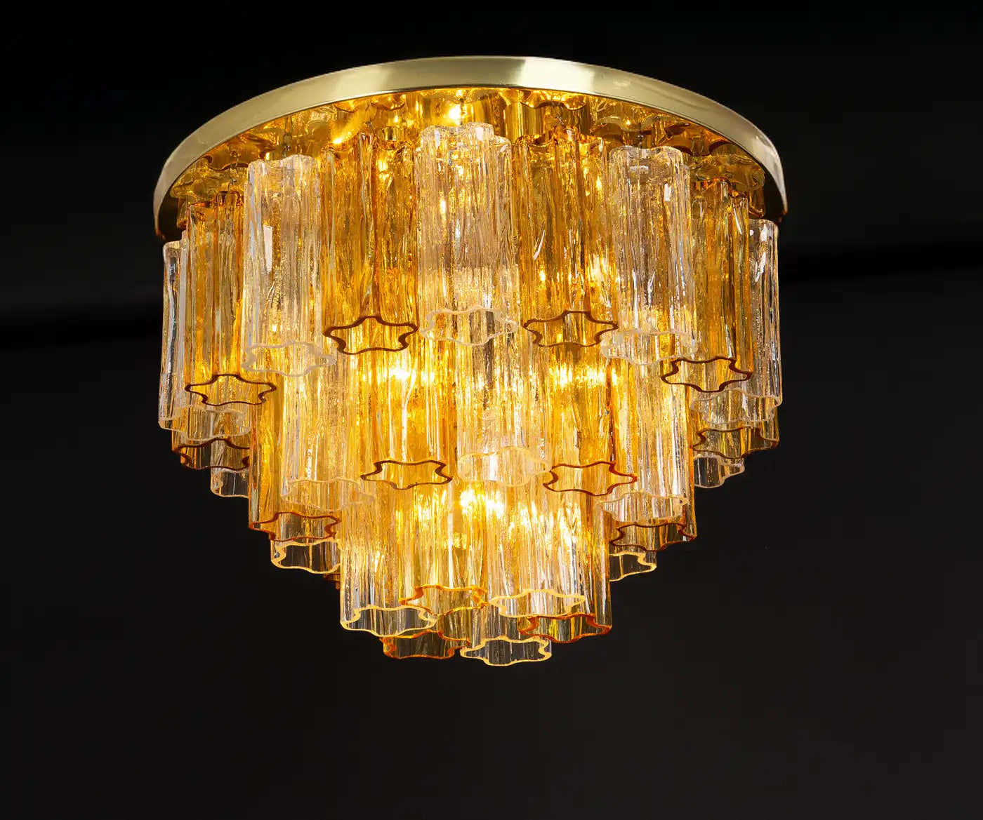 1 of 3 Tronchi Murano Glass Flush mount light