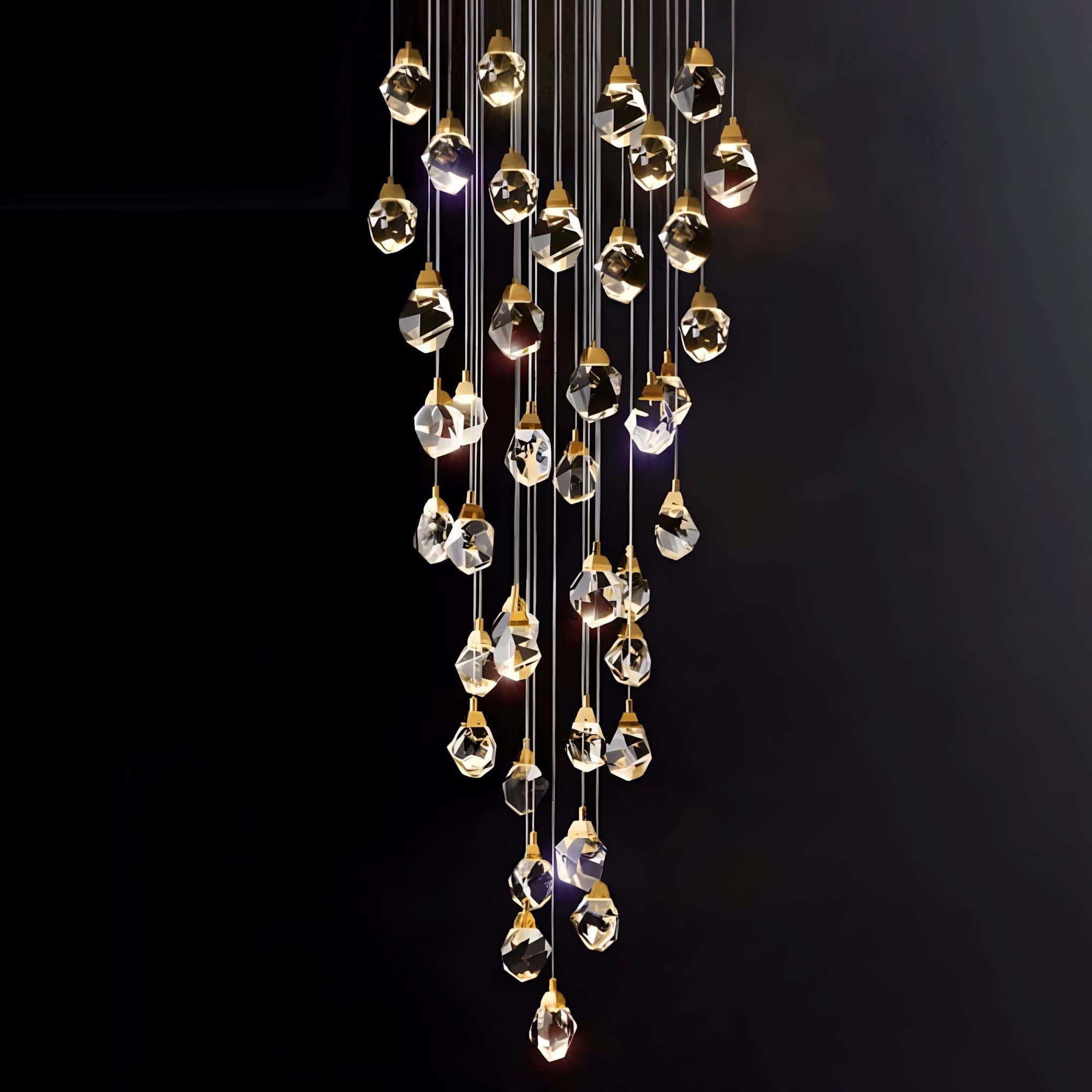 Crystal Rock Chandelier(Grand)