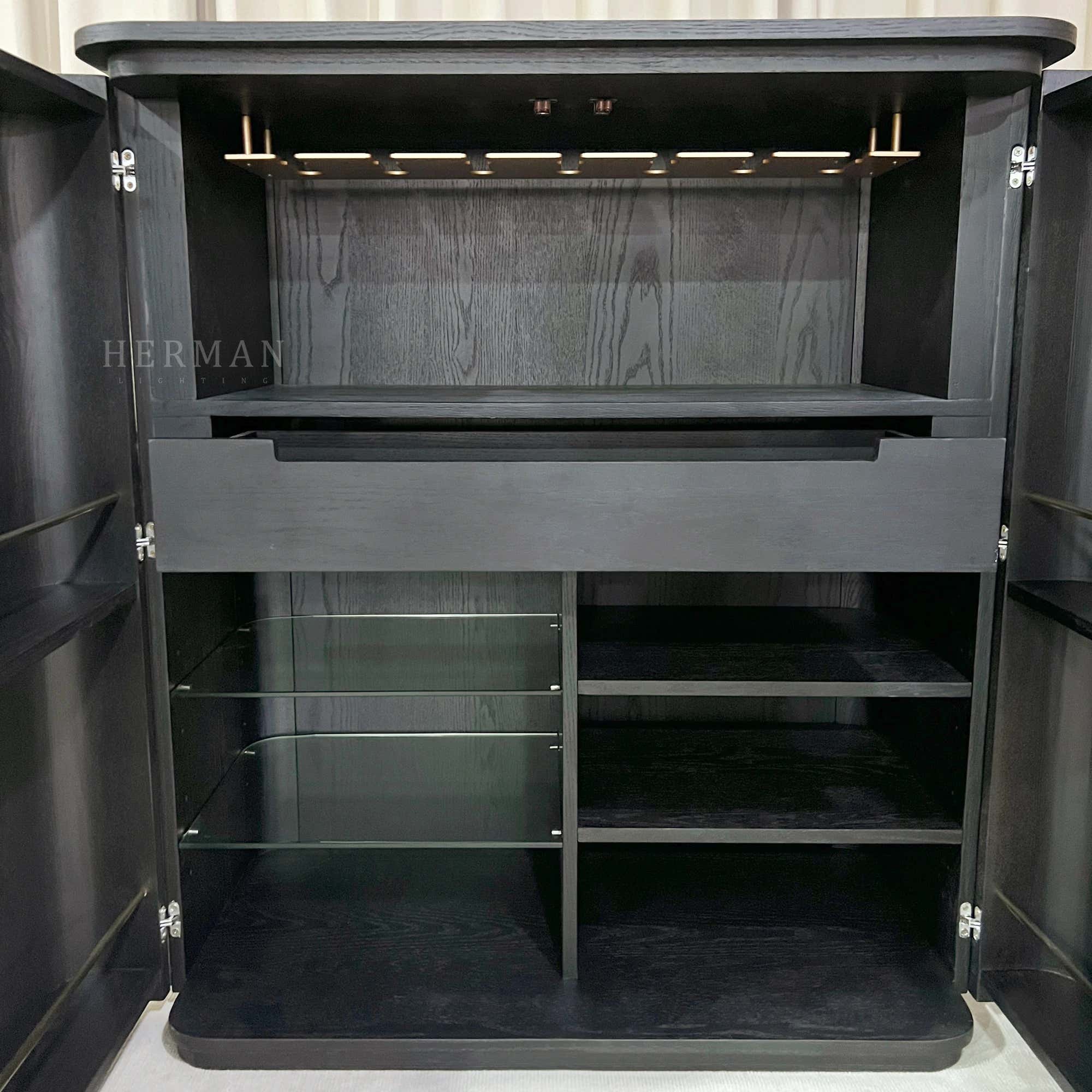 Arden Wood Bar Cabinet