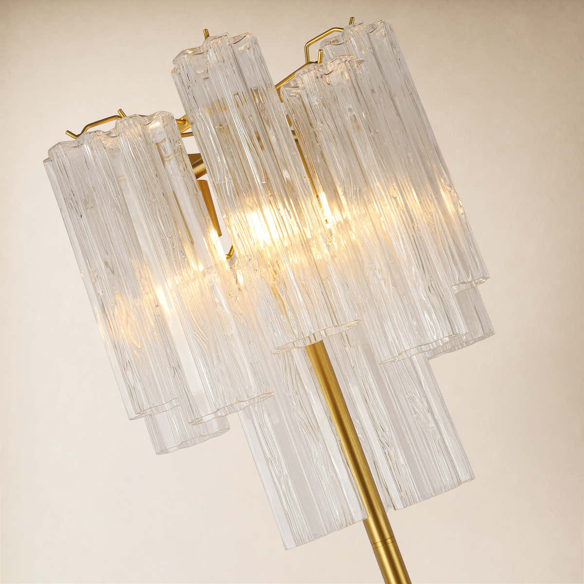 Hexalia Murano Glass Floor Lamp