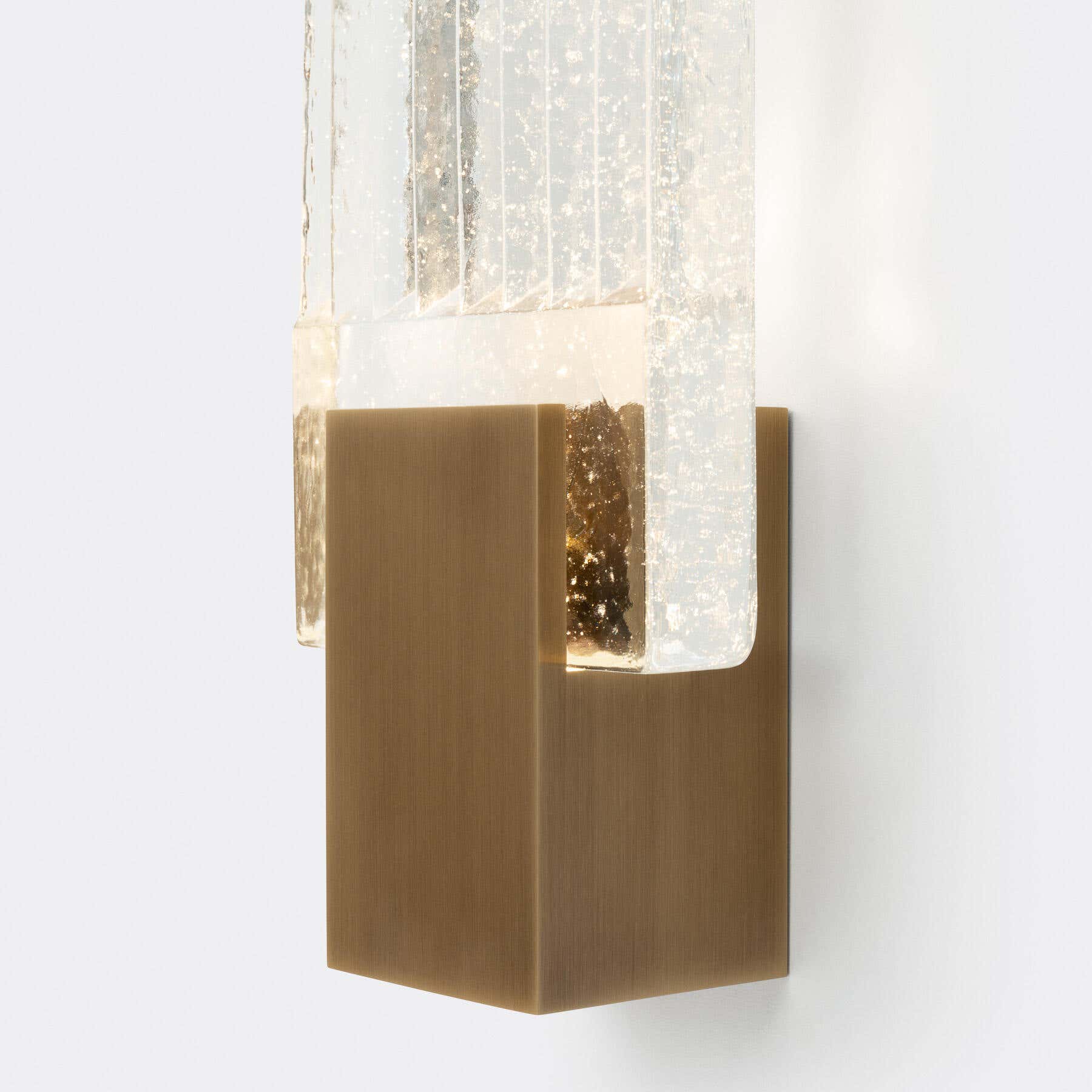 Pleated Glass Sconce