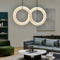 Ethereal Alabaster Chandelier For Living Room