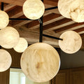 Carol Sphere Delight - Modern Artistic Alabaster Chandelier Light