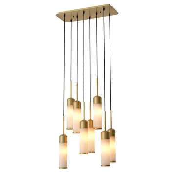 Eos Alabaster Chandelier 25"W