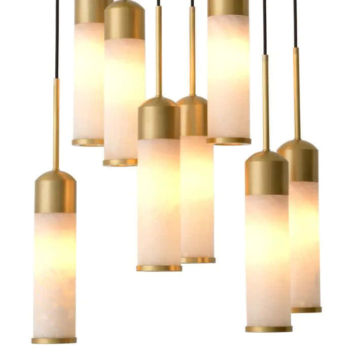 Eos Alabaster Chandelier 25"W