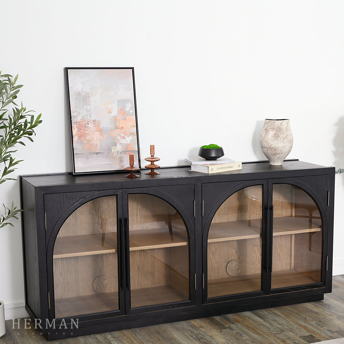 Hattie Sideboard in Oak 70"W 90"W