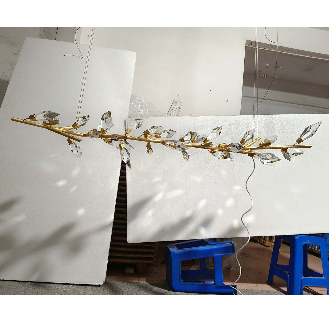 Addison 72" Linear Crystal chandelier