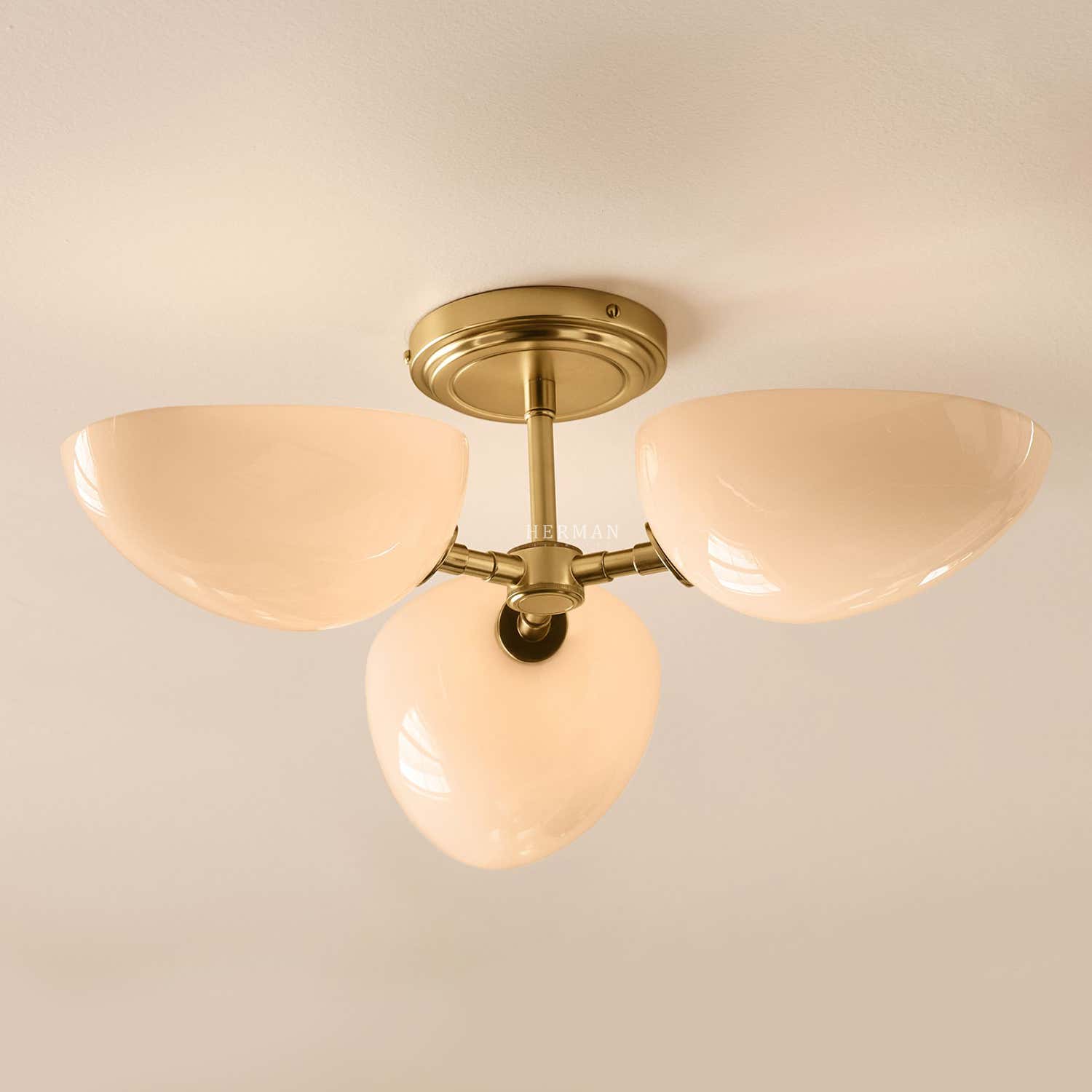 Argus Glass Semi-Flush Mount