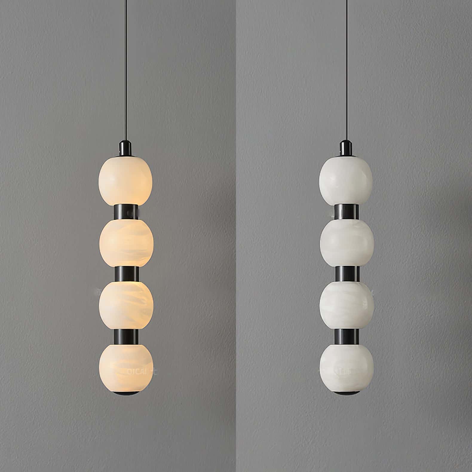 Orbique Alabaster Pendant Lamp