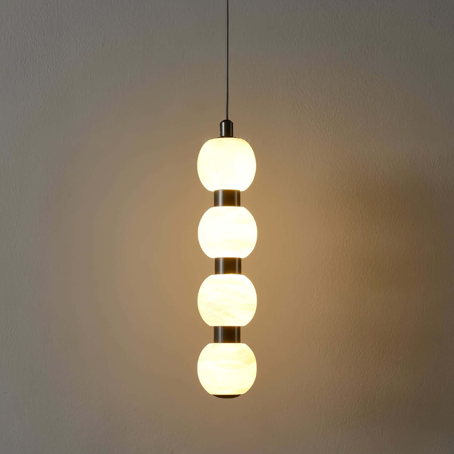 Orbique Alabaster Pendant Lamp