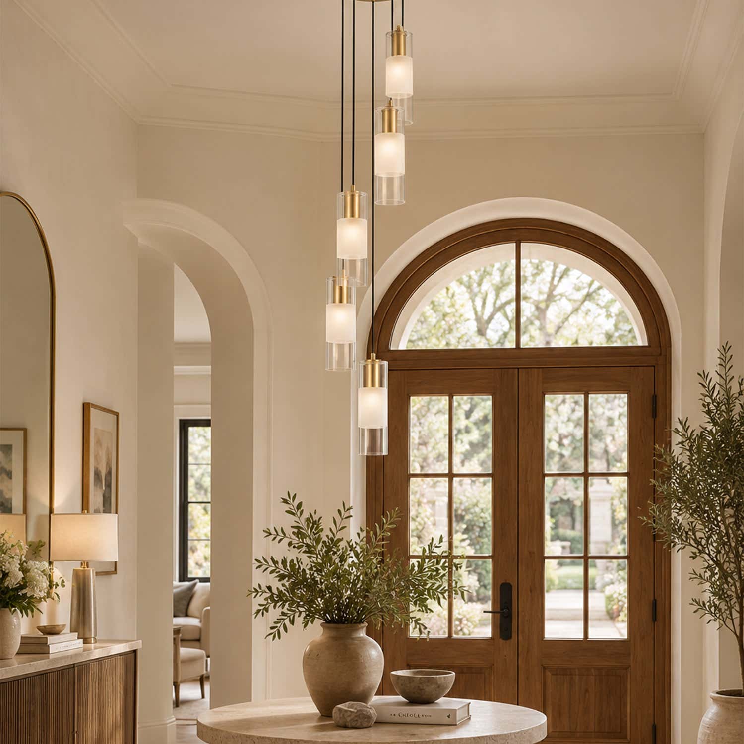 Leton 5 Light 12" Wide Chandelier