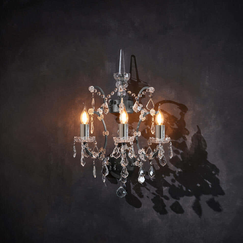 Crystal Sconce Natural