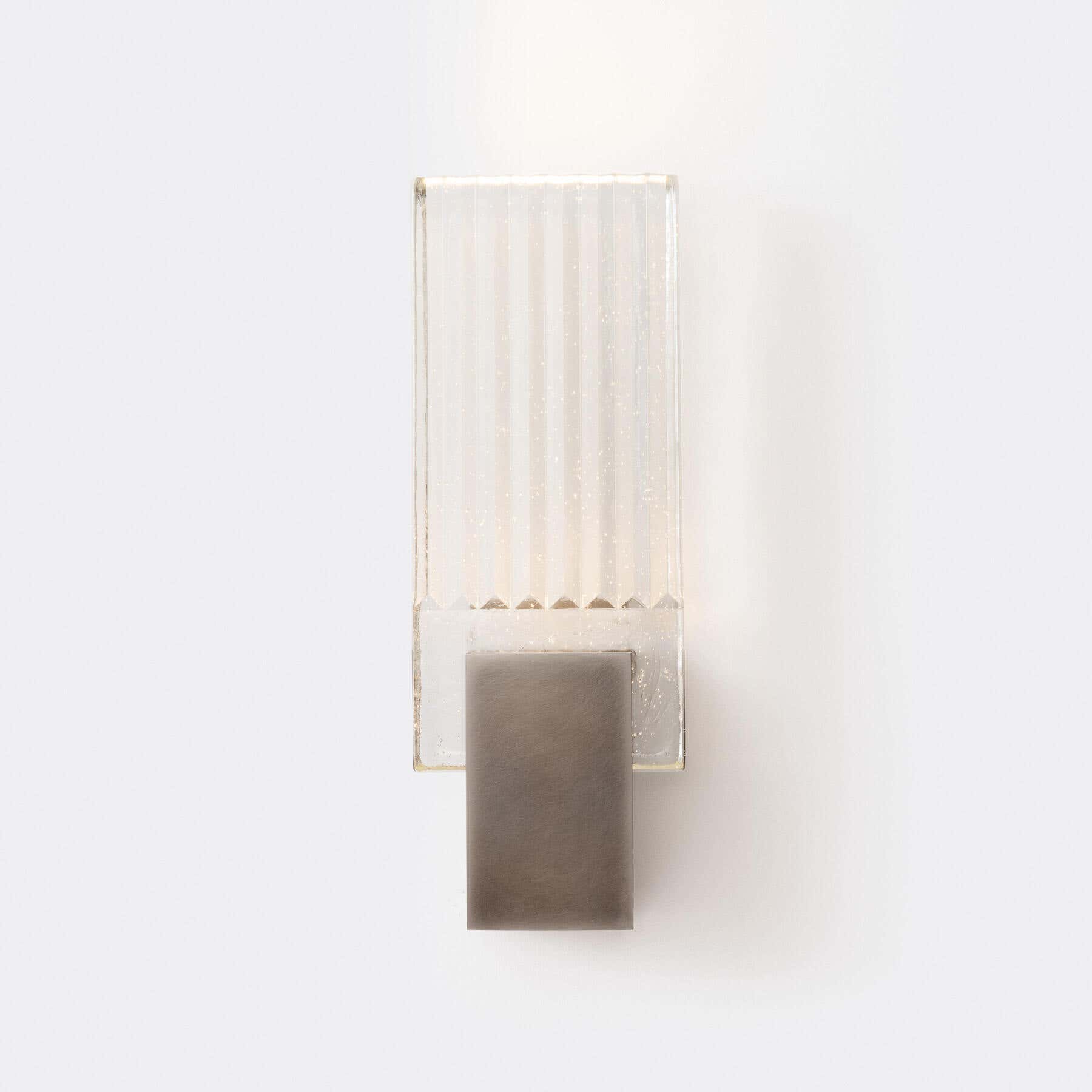Pleated Glass Sconce