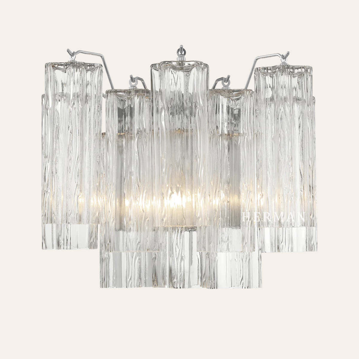 Addis Murano Glass Wall Light 14''W