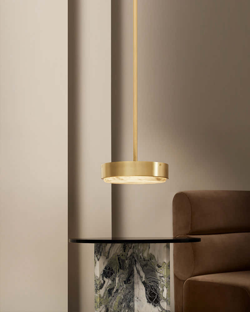 Unique Lustre Solid Marble Dome Ceiling Anvers Pendant Light Fixtures for Living room
