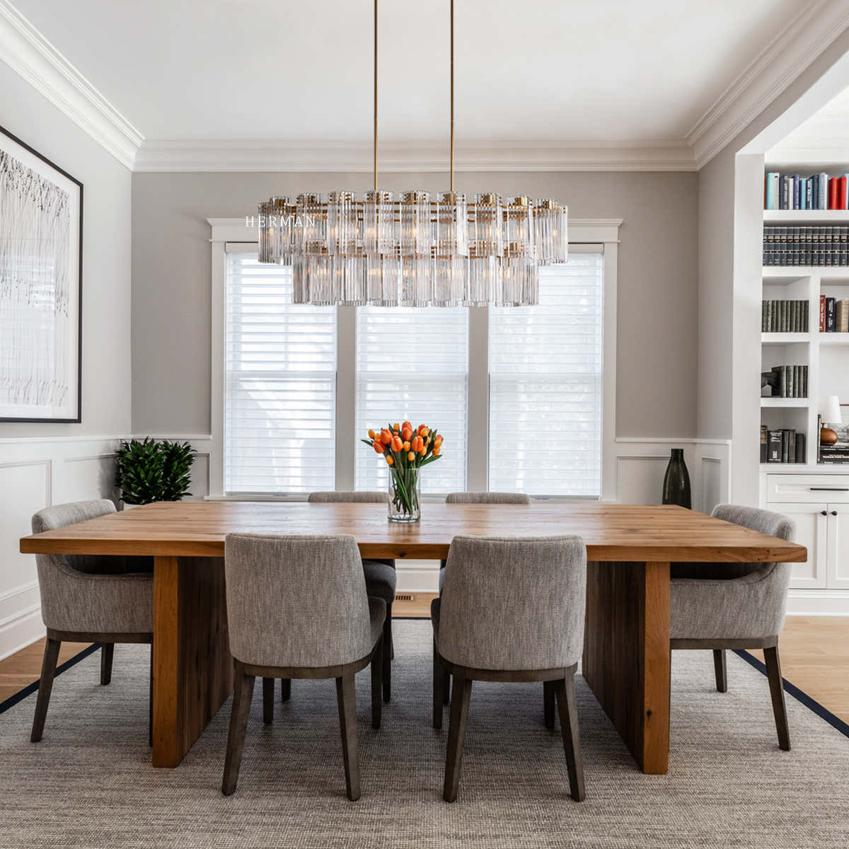 Delsie Oval 63" Chandelier