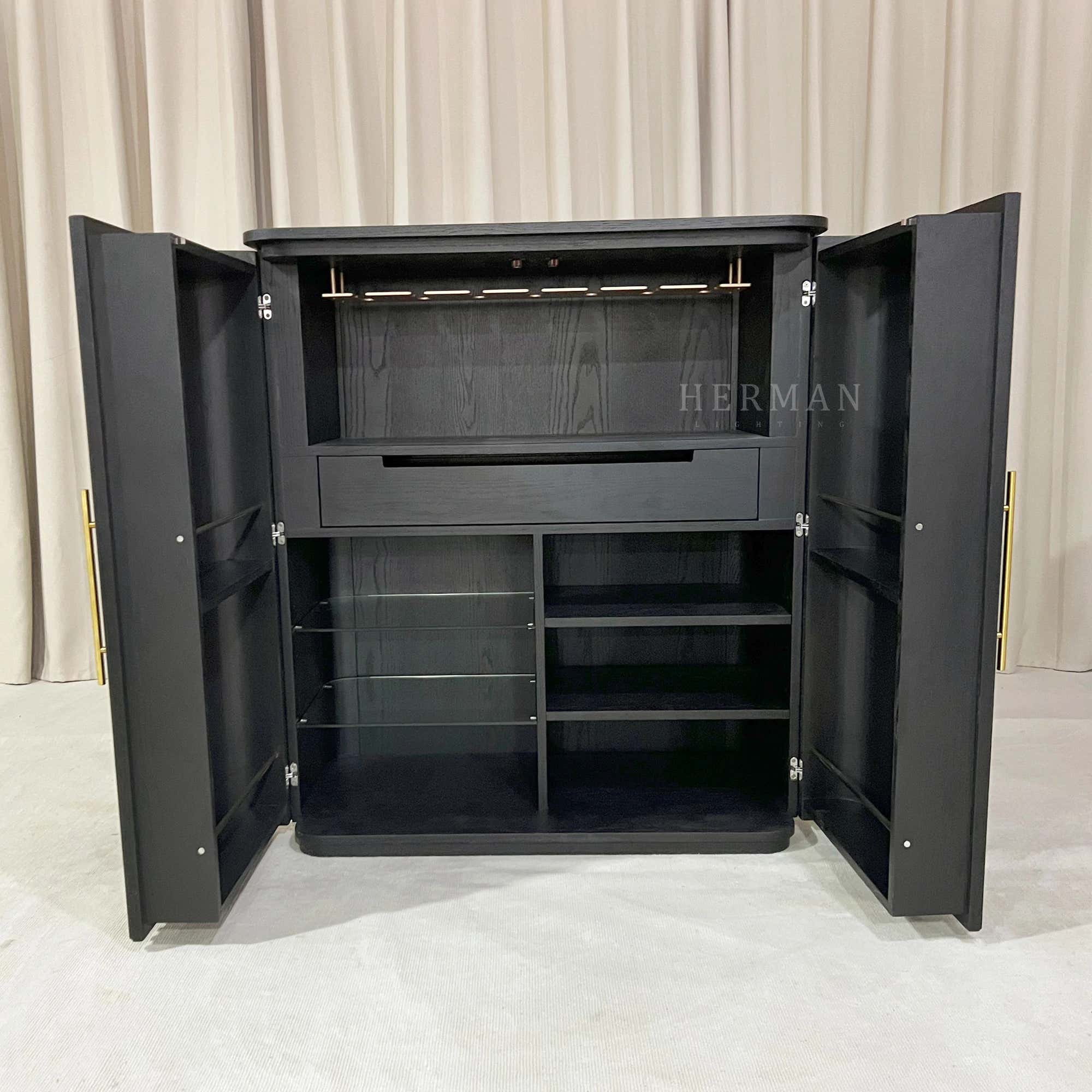 Arden Wood Bar Cabinet