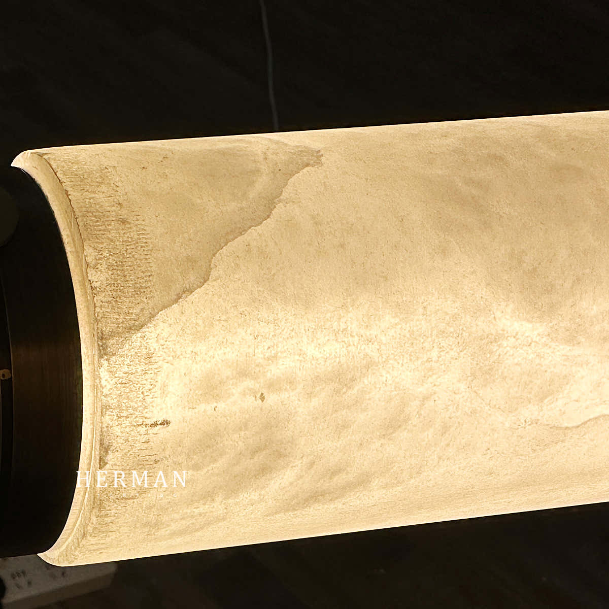 Alabaster Magnificence Art Linear Chandelier