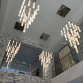 Light Luxury Glacier Bubble Crystsal Chandelier in Gold/Chrome/Black Finish for Staircase/Foyer